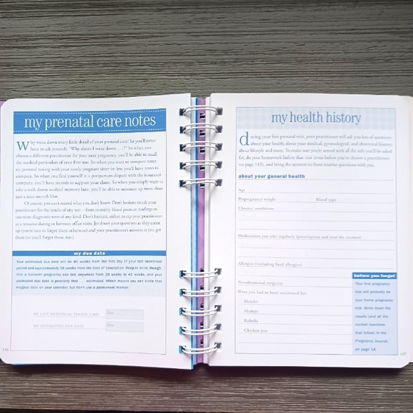 "What To Expect When You're Expecting" Pregnancy Book & Journal Organizer, Set - Picture 13 of 16